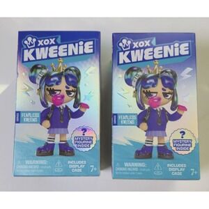 XOX Kweenies Fearless Kweens Mystery Blind Box Lot of 2 NEW Sealed Figurines